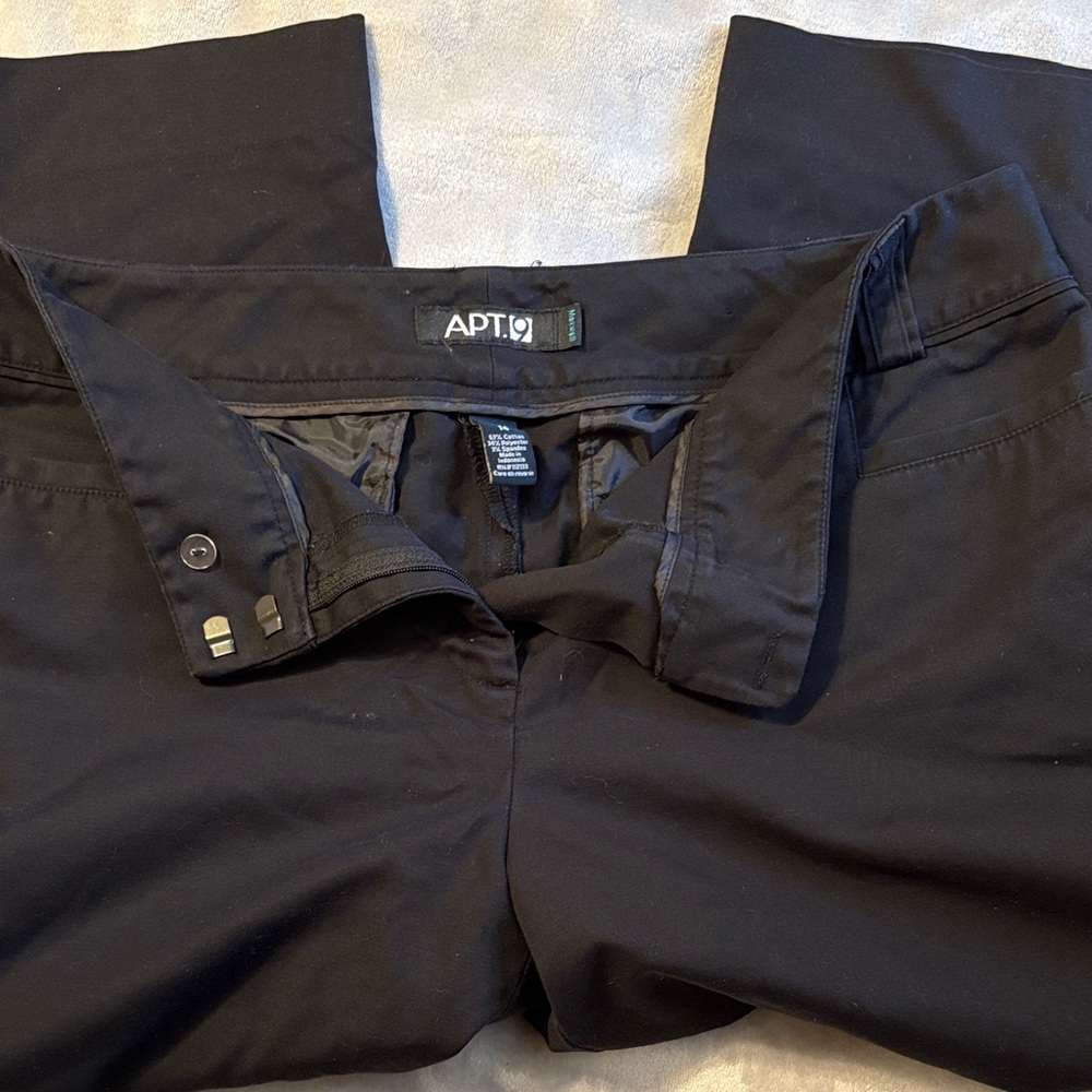 Apt. 9 Classic Black Trousers